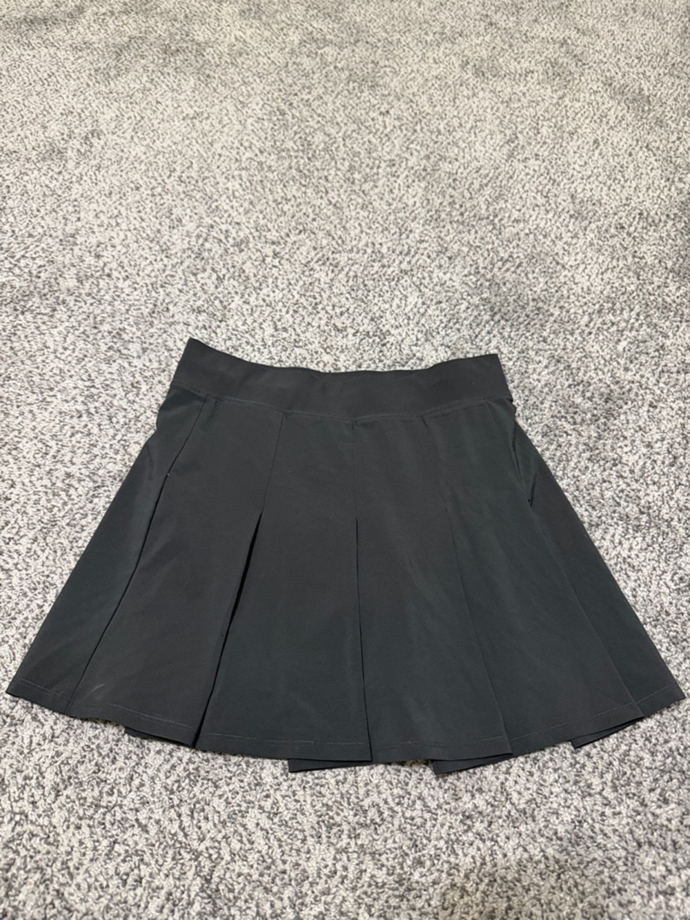Black Women’s Pleated Skater Skort